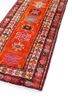nuray red and orange wool hand knotted Rug - FoldShot nuray red and orange wool hand knotted Rug - FoldShot