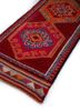 nuray red and orange wool hand knotted Rug - FoldShot nuray red and orange wool hand knotted Rug - FoldShot