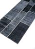provenance grey and black wool hand knotted Rug - FoldShot provenance grey and black wool hand knotted Rug - FoldShot