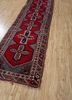 nuray red and orange wool hand knotted Rug - FoldShot