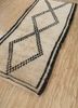 zuri beige and brown wool hand knotted Rug - FoldShot