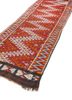 kiaan red and orange wool hand knotted Rug - FoldShot kiaan red and orange wool hand knotted Rug - FoldShot