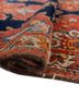 aalam blue wool hand knotted Rug - FoldShot