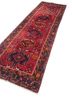 aalam red and orange wool hand knotted Rug - FoldShot aalam red and orange wool hand knotted Rug - FoldShot