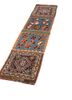 kiaan blue wool hand knotted Rug - FoldShot