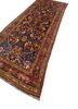 aalam blue wool hand knotted Rug - FoldShot