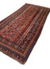 aalam red and orange wool hand knotted Rug - FoldShot