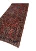 aalam red and orange wool hand knotted Rug - FoldShot
