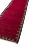 aalam pink and purple wool hand knotted Rug - FoldShot aalam pink and purple wool hand knotted Rug - FoldShot