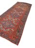 aalam red and orange wool hand knotted Rug - FoldShot aalam red and orange wool hand knotted Rug - FoldShot