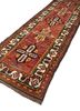 kiaan red and orange wool hand knotted Rug - FoldShot kiaan red and orange wool hand knotted Rug - FoldShot