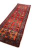 aalam red and orange wool hand knotted Rug - FoldShot