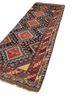 kiaan blue wool hand knotted Rug - FoldShot kiaan blue wool hand knotted Rug - FoldShot