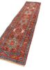 aalam red and orange wool hand knotted Rug - FoldShot aalam red and orange wool hand knotted Rug - FoldShot