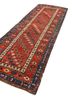 aalam red and orange wool hand knotted Rug - FoldShot aalam red and orange wool hand knotted Rug - FoldShot