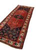 aalam blue wool hand knotted Rug - FoldShot aalam blue wool hand knotted Rug - FoldShot