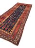 aalam blue wool hand knotted Rug - FoldShot