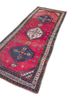 aalam pink and purple wool hand knotted Rug - FoldShot