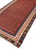 nayaab red and orange wool flat weaves Rug - FoldShot