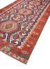 nayaab blue wool flat weaves Rug - FoldShot