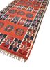 nayaab blue wool flat weaves Rug - FoldShot nayaab blue wool flat weaves Rug - FoldShot