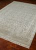 aurora grey and black wool and silk hand knotted Rug - FoldShot aurora grey and black wool and silk hand knotted Rug - FoldShot
