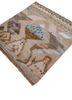manchaha beige and brown wool and bamboo silk hand knotted Rug - FoldShot manchaha beige and brown wool and bamboo silk hand knotted Rug - FoldShot