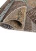 manchaha beige and brown wool and bamboo silk hand knotted Rug - FoldShot