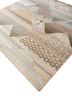 manchaha ivory wool and silk hand knotted Rug - FoldShot manchaha ivory wool and silk hand knotted Rug - FoldShot