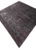 azalea grey and black wool and silk hand knotted Rug - FoldShot azalea grey and black wool and silk hand knotted Rug - FoldShot