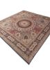 gulmarg blue wool and silk hand knotted Rug - FoldShot gulmarg blue wool and silk hand knotted Rug - FoldShot