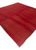 nayaab red and orange wool flat weaves Rug - FoldShot