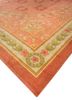aalam red and orange wool hand knotted Rug - FoldShot aalam red and orange wool hand knotted Rug - FoldShot