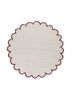  ivory wool flat weaves Rug