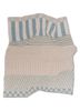 checkers ivory wool flat weaves Rug - HeadShot