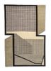 box grey and black wool hand knotted Rug - HeadShot box grey and black wool hand knotted Rug - HeadShot