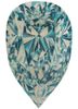 aprezo blue silk hand knotted Rug - HeadShot aprezo blue silk hand knotted Rug - HeadShot
