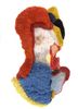 caminantes blue wool and bamboo silk hand knotted WALL ART & TAPESTRY - HeadShot caminantes blue wool and bamboo silk hand knotted WALL ART & TAPESTRY - HeadShot
