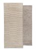 green green wool hand loom Rug
