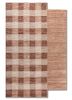 saga red and orange wool hand loom Rug - HeadShot