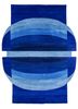 brahmaand blue wool hand knotted Rug - HeadShot