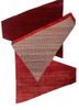 manchaha pink and purple wool and bamboo silk hand knotted Rug - HeadShot