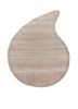 manchaha ivory wool and bamboo silk hand knotted Rug - HeadShot