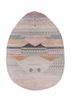 manchaha pink and purple wool and bamboo silk hand knotted Rug - HeadShot manchaha pink and purple wool and bamboo silk hand knotted Rug - HeadShot