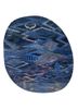 manchaha blue wool and bamboo silk hand knotted Rug - HeadShot manchaha blue wool and bamboo silk hand knotted Rug - HeadShot