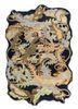 aprezo blue wool and bamboo silk hand knotted Rug - HeadShot aprezo blue wool and bamboo silk hand knotted Rug - HeadShot
