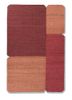 red and orange jute and hemp flat weaves Rug