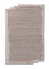 abrash grey and black wool flat weaves Rug - HeadShot