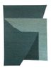  blue jute and hemp flat weaves Rug