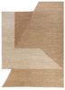 daaira beige and brown jute and hemp flat weaves Rug - HeadShot
